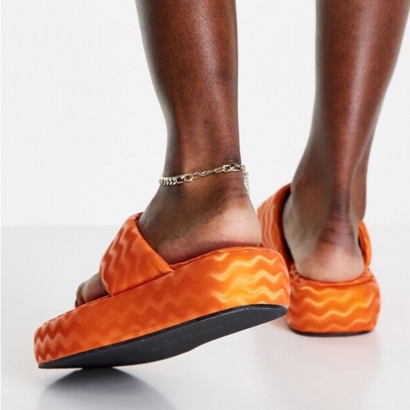 NWOB ASOS Design Francesca Flatform Sandal US7 - Picture 3 of 11